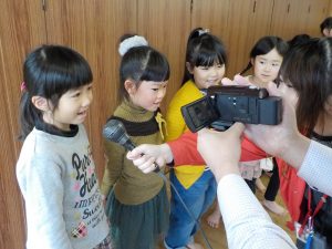 ドキドキのインタビュー